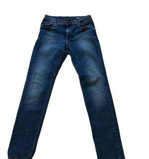 Engbers W32 L32 Jeans Pants Blue Men's Super Stretch Straight Leg Regular Fit